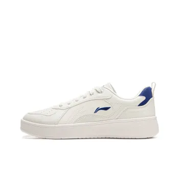 LiNing Spike Years Anti Slip Wear Resistant Low Top Skateboard Shoes Men's White Blue