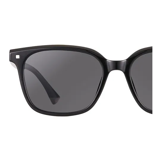 CDG Play Plate Square Sunglasses Unisex Black-1