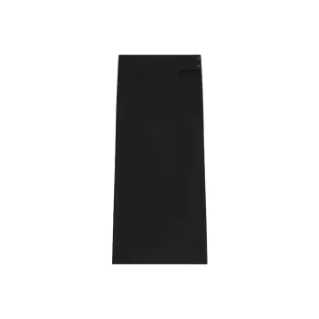 COURREGES Cut Out Detailed Rear Slit Maxi Skirt