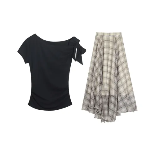 PLANE DRIFT Two Piece Skirt Sets Women's