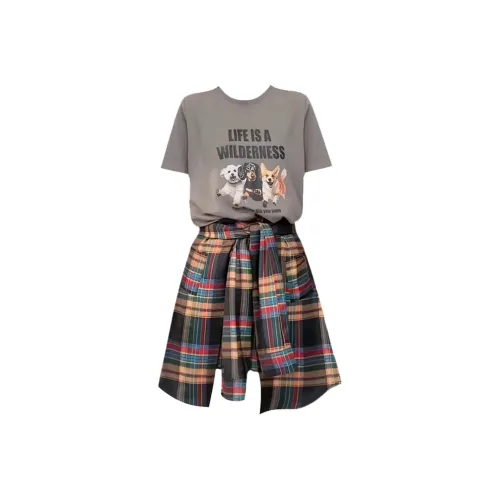 PLAY BUSH Two Piece Skirt Sets Women's