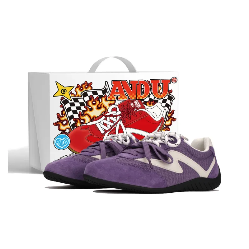 AND U Cushioning Abrasion Resistant Breathable Slip Resistant Low Top Double Lace Up Skateboard Shoes Unisex-15