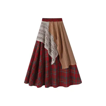 LWLG Casual Long Skirts Women's