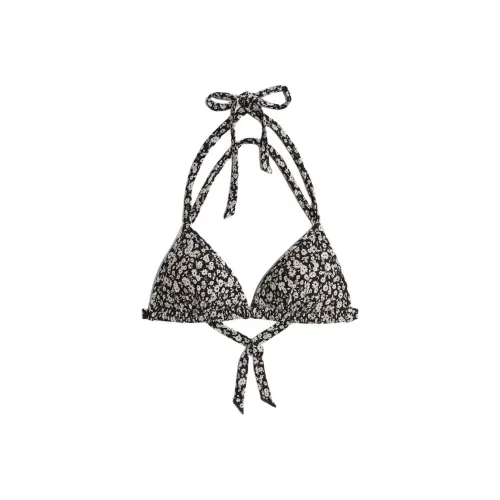 H&M Two-Piece Swimsuits Women's Black Floral