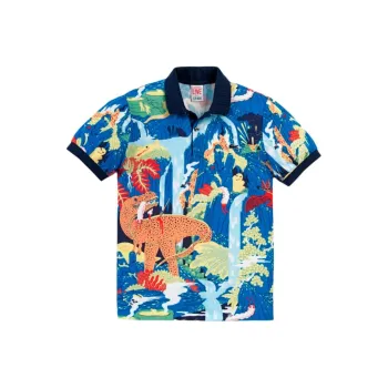 LACOSTE x Micah Lidberg SS25 Shirt Unisex Blue