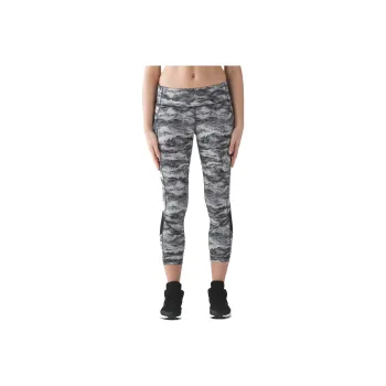 Lululemon Pace Rival Athletic Trousers Women's Black And White Print