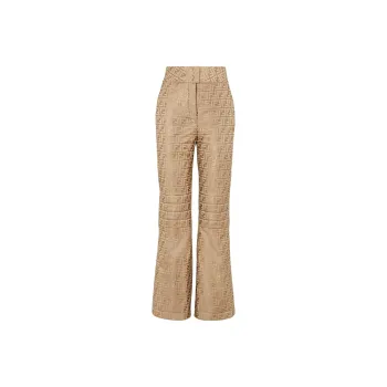 FENDI Monogrammed High Waisted Pants