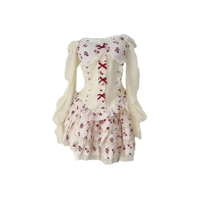 YGPRW Two Piece Skirt Sets Women's-0