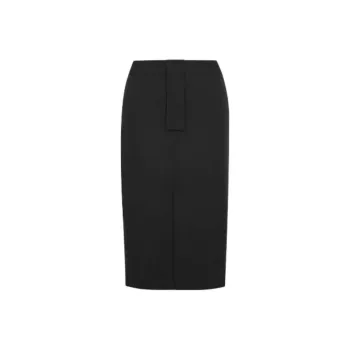 SAINT LAURENT Front Slit Pencil Skirt