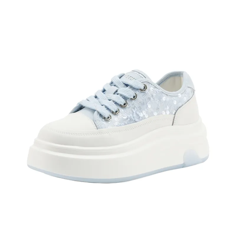 FIVE PLUS Anti Slip Wear Resistant Low Top Skateboard Shoes Women's-1