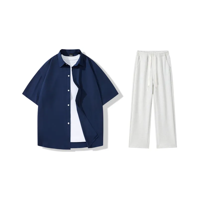 LA'T.WEEKEND Shirt Matching Set Unisex-74