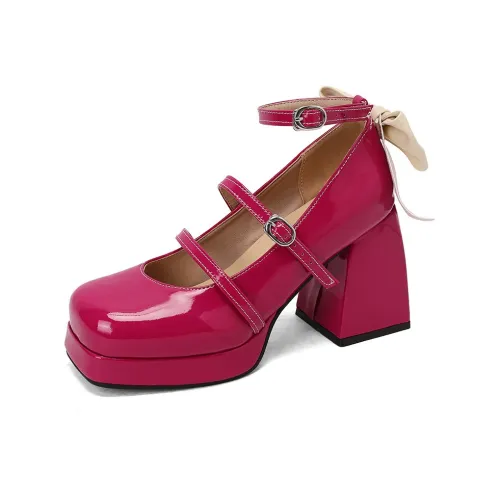 MCKP Chunky Heel High Heels 9cm Women's