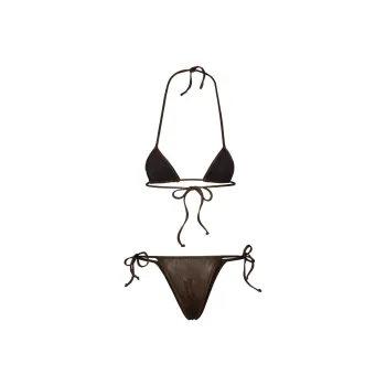 REINA OLGA Scrunchie Triangle Bikini