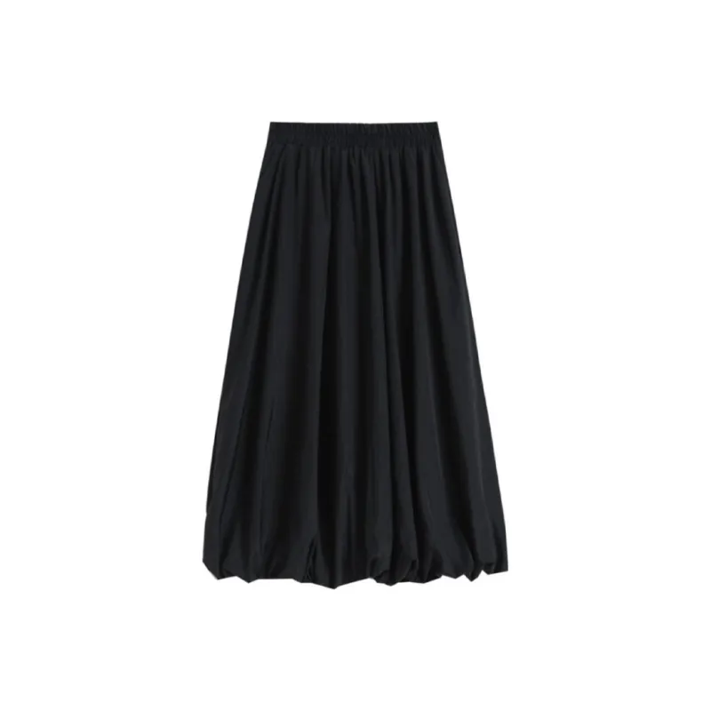 ETSE Casual Long Skirts Women's-5