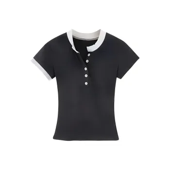 DOKZB T Shirts Women's Dark Gray
