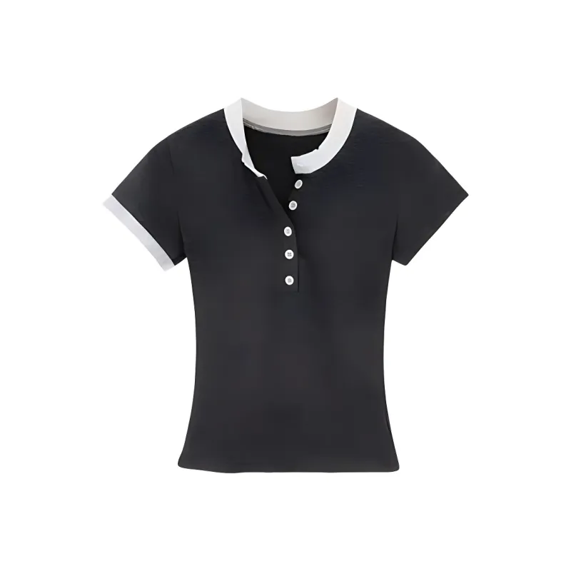 DOKZB T Shirts Women's Dark Gray-0