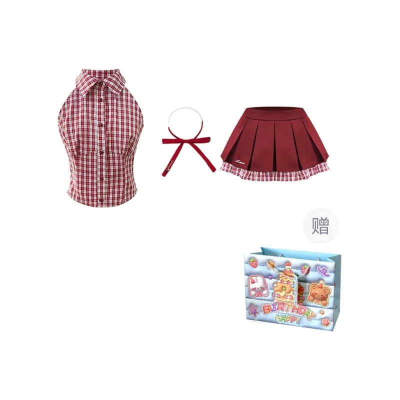 WOWI Two Piece Skirt Sets Women's-4