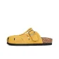 Lemon, Premium Edition (Waterproof Cow Leather Fabric+Genuine Cork Human Arch Sole+Cow Suede Insoles)