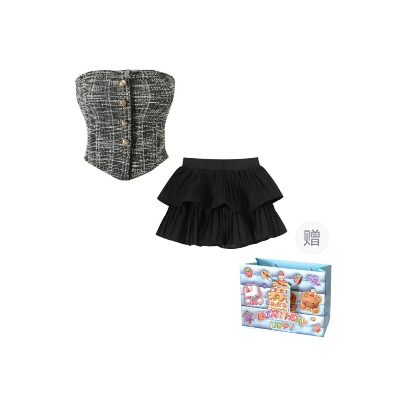 BRASS SCOUT Two Piece Skirt Sets Women's-0