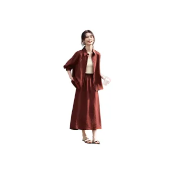 XWI Skirt Set Women's Brick Red