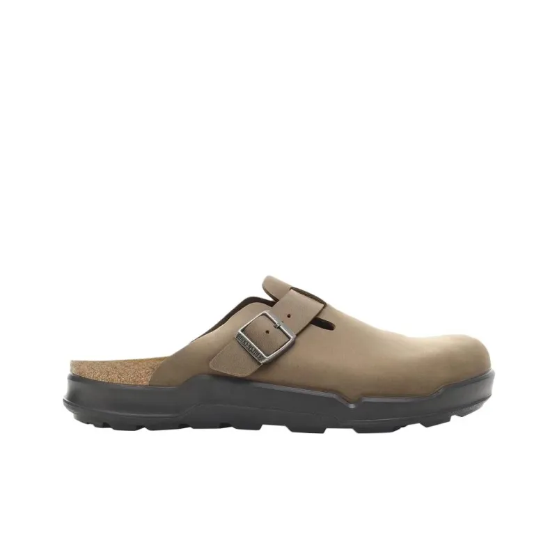Birkenstock Boston Abrasion Resistant Closed Toe Slippers Unisex Brown-1