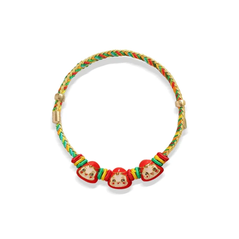 Inkopper Fabric Rope Bracelets Unisex-3