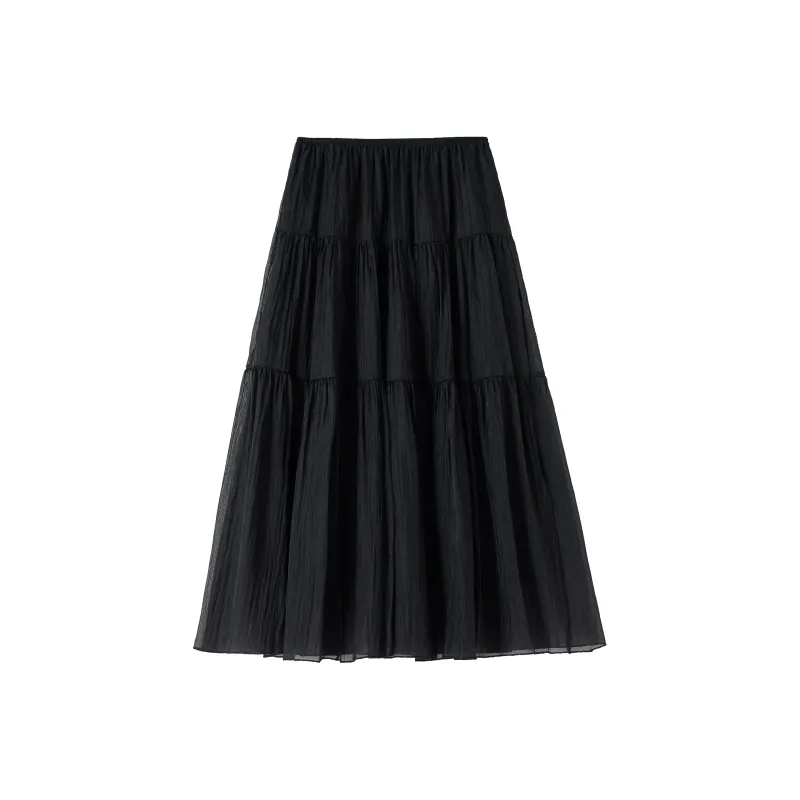 Ning Cai Yuer Casual Long Skirt Women's-5