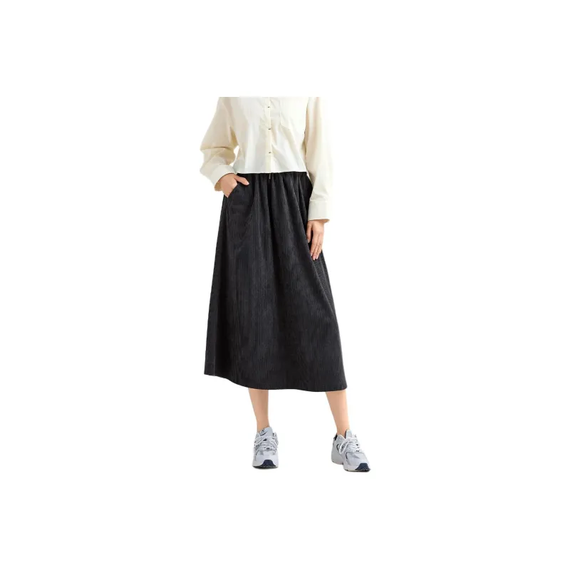 FAWENXIANGZI Casual Long Skirt Women's-5