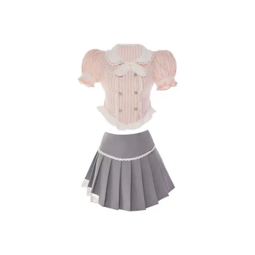 Mu Xiao Xin Two Piece Skirt Sets Women's