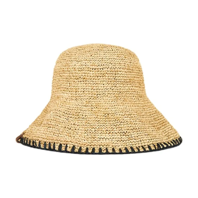 RAG&BONE Raffia Bucket Hats Women's Yellow-2
