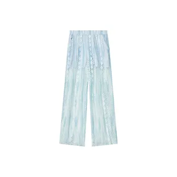 ELF SACK Casual Pants Women's Sea Salt Blue