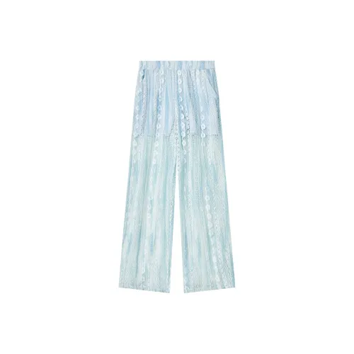 ELF SACK Casual Pants Women's Sea Salt Blue