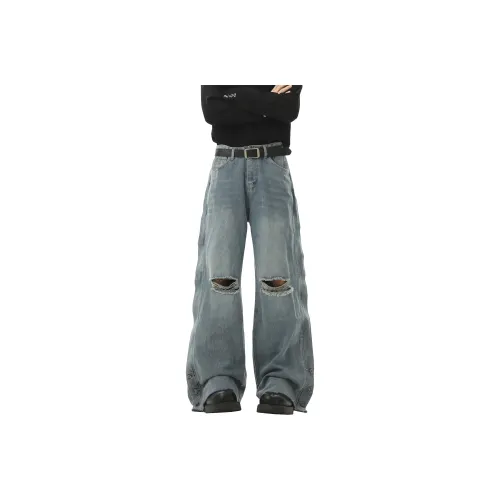 FORCEPULR Jeans Unisex Black Blue