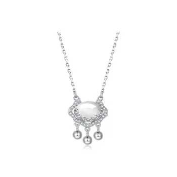 Bear Silversmith High Content Sterling Silver Sterling Silver Necklace Women's
