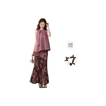 TORIGHT Skirt Set Women's Purple