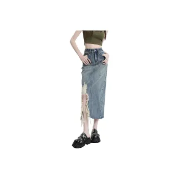 The New Age Family Denim Long Skirt Women's
