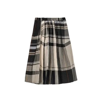 Yohji Yamamoto Casual Long Skirt Women's Light Umber