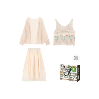 ZVJH Two Piece Skirt Sets Women's