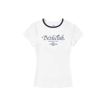 DESSUU T Shirts Women's White