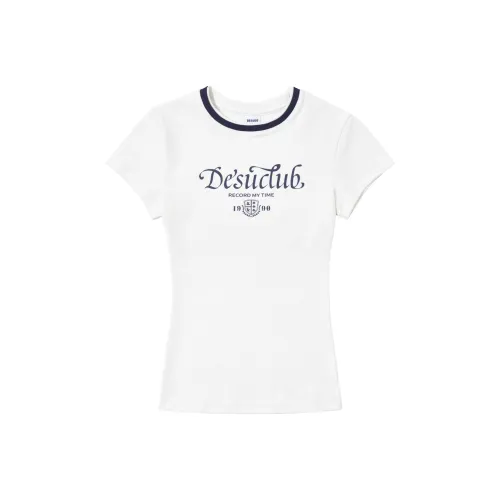 DESSUU T Shirts Women's White