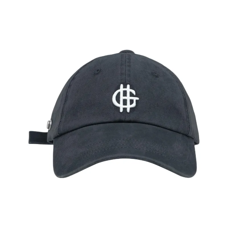 HOOF GOLDMINE Cotton Baseball Caps Unisex Charcoal Gray-2