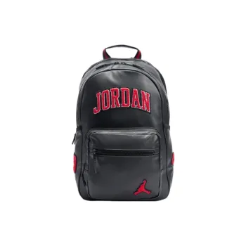 Jordan Synthetic Leather Backpack Unisex Black