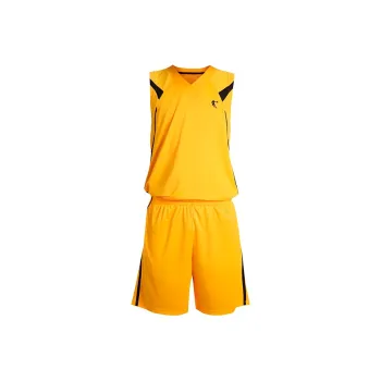 QIAODAN Basketball Collection Basketball Suit Men's Lakers Yellow