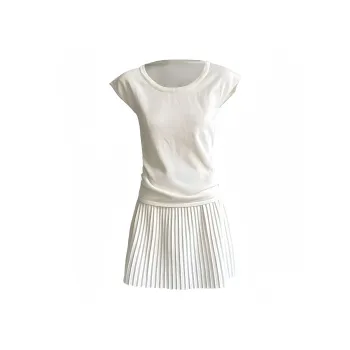 Mu Xiao Xin Skirt Set Women's Milk White