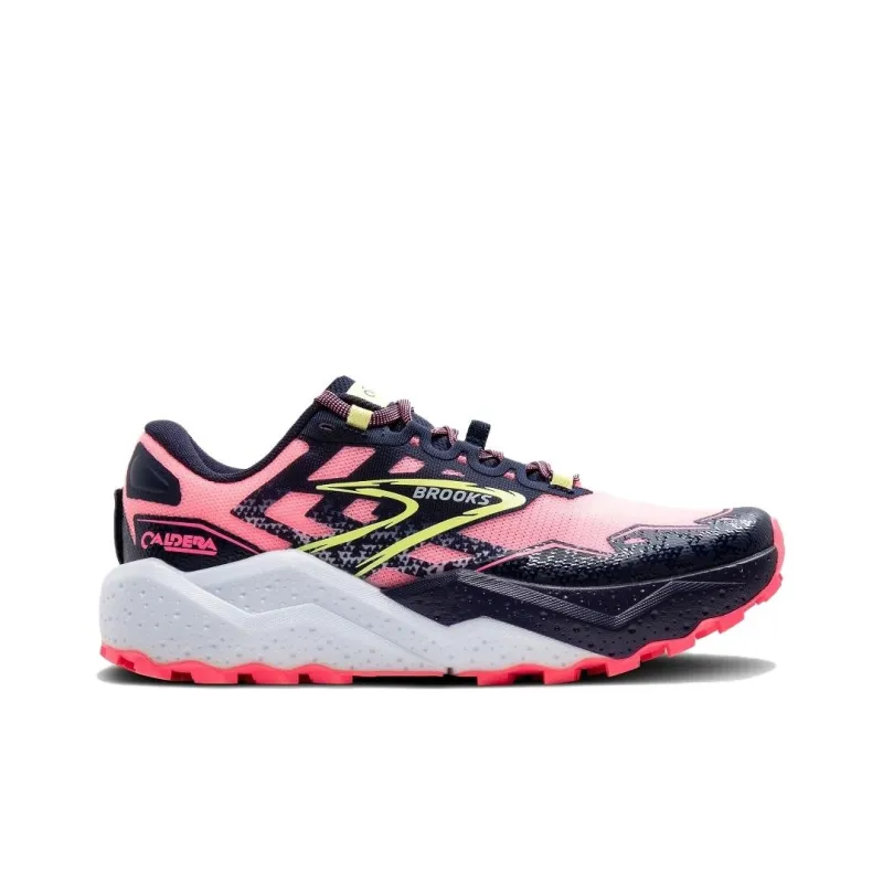 Brooks Anti Slip Wear Resistant Low Top Running Shoes Women's Black Pink-1