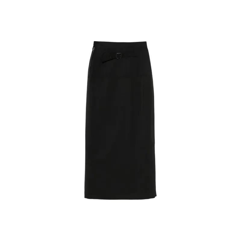 Lemaire Slited Midi Skirt-0