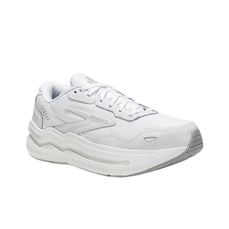 Brooks Cushioning And Abrasion Resistant Coverage Low Top Running Shoes Unisex White-2