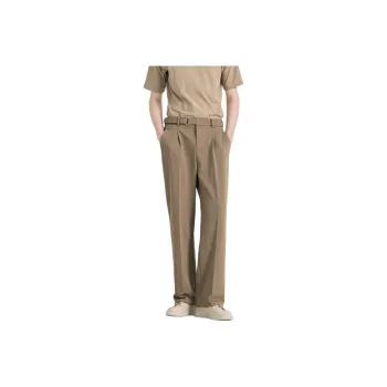 WILD LEADER Suit Trousers Men Milk Coffee[XXKW5138Y57]