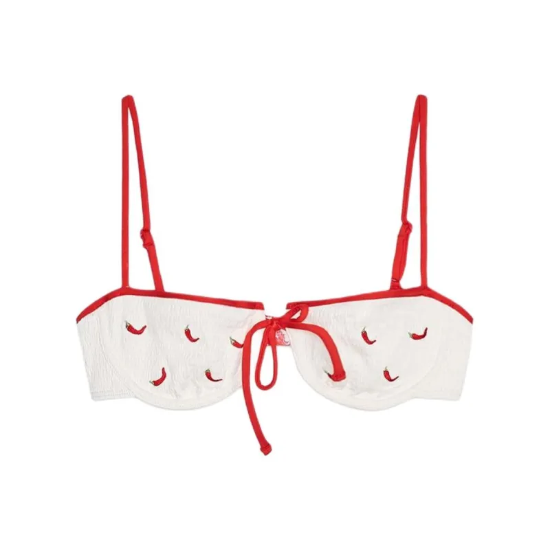 ZARA Bikinis Women's White-0
