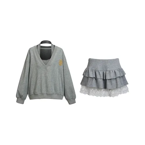 AURORA MUSE Two Piece Skirt Sets Women's